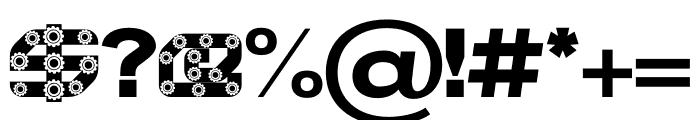 Gear Decorated Regular Font OTHER CHARS