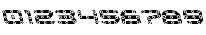 Gear Decorated Retalic Font OTHER CHARS