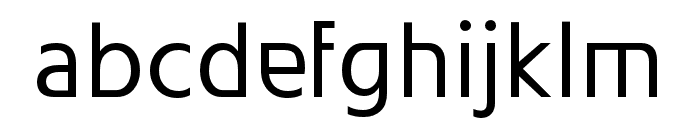 Gear-Regular Font LOWERCASE