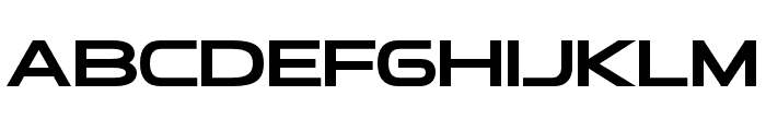 Gearlong Expanded Font UPPERCASE