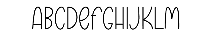 Gebehole Font LOWERCASE