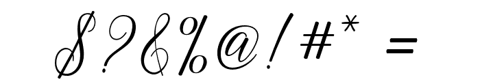 Gebrina-Regular Font OTHER CHARS