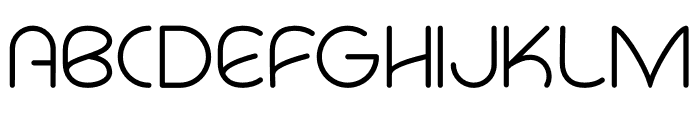 Gecola Normal Font UPPERCASE