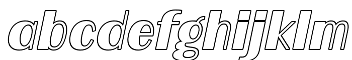 Gede Sesisi Italic Outline FONT