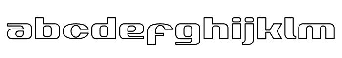 Gedors Boldner Line Font LOWERCASE
