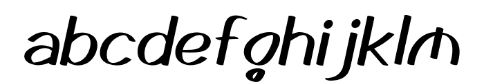 Gedrick Italic Font LOWERCASE