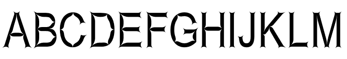 Geffry-Regular Font UPPERCASE