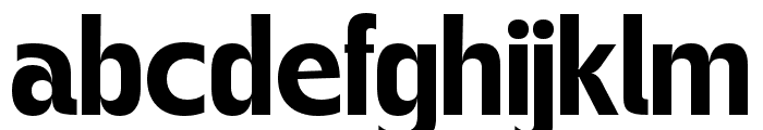 Gegant-Bold Font LOWERCASE