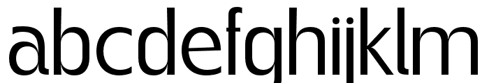 Gegant-Regular Font LOWERCASE