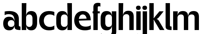 Gegant-SemiBold Font LOWERCASE