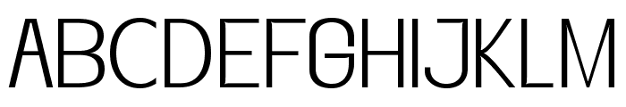 Gegant Variable Light Font UPPERCASE