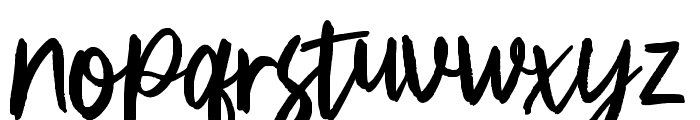 Gekisal Font LOWERCASE