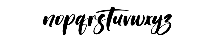 Gelaktus Italic Font LOWERCASE