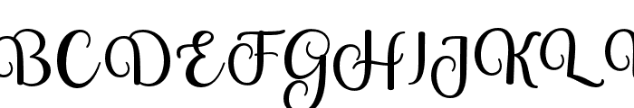 Gelatin-Regular Font UPPERCASE