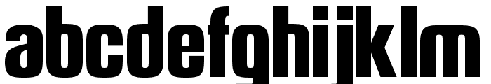 Gelbero-Regular Font LOWERCASE