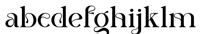 Geliant Font LOWERCASE