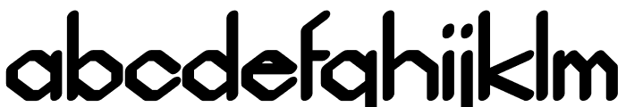 Gelimer regular Font LOWERCASE