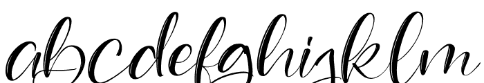 Gelisha Rocela Italic Font LOWERCASE