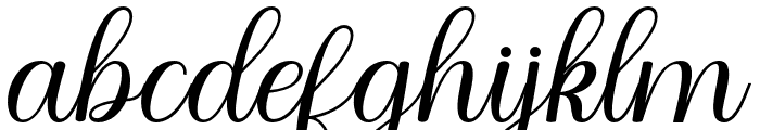 GelishaScript Font LOWERCASE