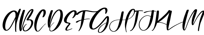 Gelista Italic Font UPPERCASE