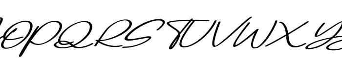 Gellathy Font UPPERCASE