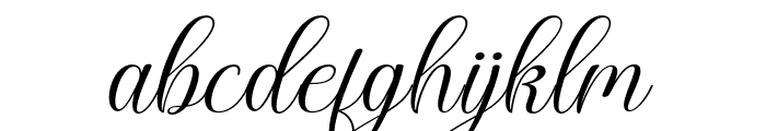 GellatiaScript Font LOWERCASE