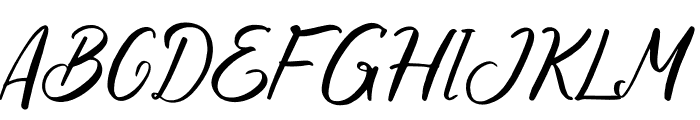 Gellatine Font UPPERCASE