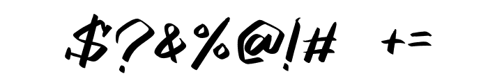 Gemfity Italic Regular Font OTHER CHARS