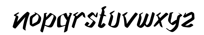 Gemfity Italic Regular Font LOWERCASE