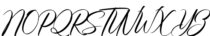 Gempita Calligraphy Regular Font UPPERCASE