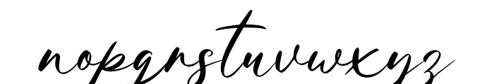 Gempita Calligraphy Regular Font LOWERCASE