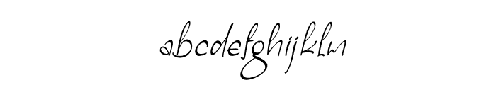Gemshelo Italic Font LOWERCASE