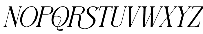 Genastaq Italic Font UPPERCASE