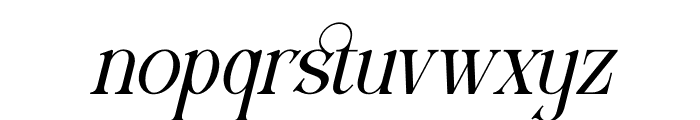 Genastaq Italic Font LOWERCASE