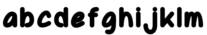 Gencar Font LOWERCASE