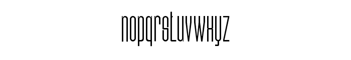 Gendar-Light Font LOWERCASE