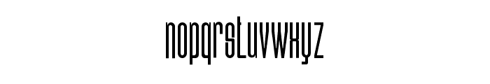 Gendar-Regular Font LOWERCASE