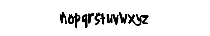 Gendhis Font LOWERCASE