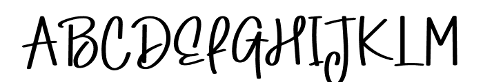 General Signature Font UPPERCASE