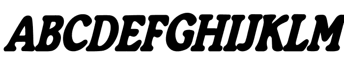 Generation 1970 Condensed Bold Italic Font UPPERCASE