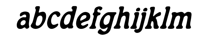 Generation 1970 Condensed Italic Font LOWERCASE