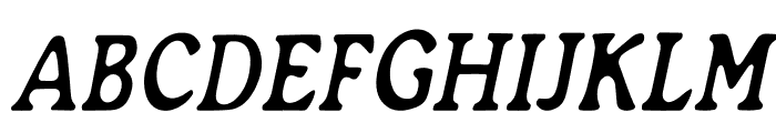 Generation 1970 Condensed Light Italic Font UPPERCASE