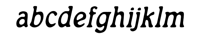 Generation 1970 Condensed Light Italic Font LOWERCASE