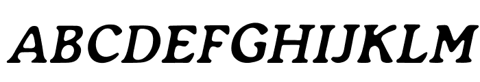 Generation 1970 Light Italic Font UPPERCASE