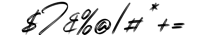 Genesiss Slant 3 Italic Font OTHER CHARS