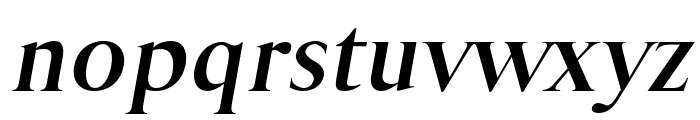 Geneva-Serif bold-italic Font LOWERCASE