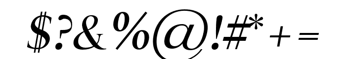 Geneva-Serif regular-italic Font OTHER CHARS