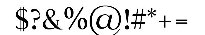 Geneva-Serif regular Font OTHER CHARS