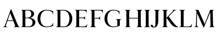 Geneva-Serif regular Font UPPERCASE