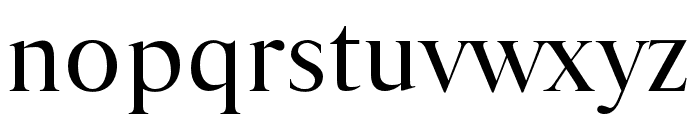 Geneva-Serif regular Font LOWERCASE